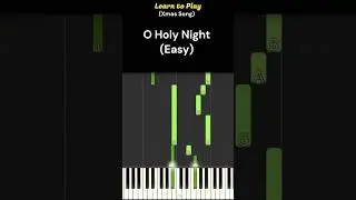 Learn to Play O Holy Night - Easy Christmas Song Tutorial #piano #pianolessons #pianolessonsonline