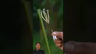 DIY Bamboo Creations with irone nail Toys #Bamboo #Diy#Slingshots #Bambooart