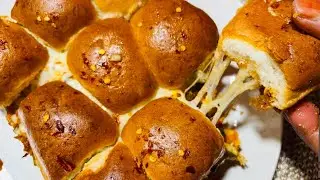 Chicken Pav Sliders Recipe | cheesy chicken pav sliders without oven | Ramadan Iftar Recipes