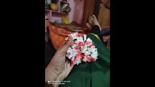 Tissue flowers/how to make tissue paper flowers/craft with tissue paper/kaagada malli with tissue