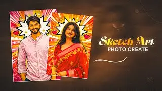 New Trending SKETCH ART Photo Editing |😍 Comic Style Ai Photo Kaise Banaye | AI Photo Generate