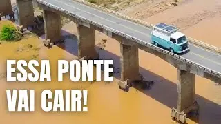PERIGO! Passamos na PONTE CONDENADA da BR-101 (Risco de Queda) - EP 38