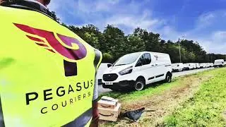 Pegasus Couriers van and courier van