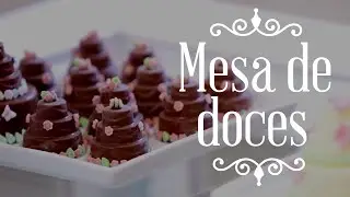 A mesa de doces de casamento perfeita