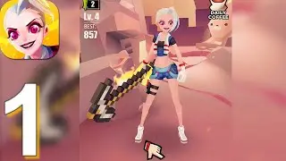 SLASH & GIRL endless run (Gameplay) | best adventure run game | 2021