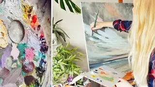 Видеоблог художника | Живопись и фотография морских пейзажей акриловыми красками