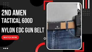 2nd Amen Gun Belt Heavy Duty EDC 1.3