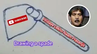 Drawing a spade