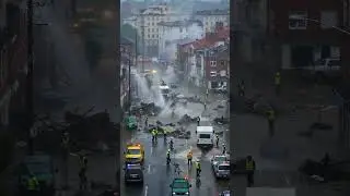 Entire City Grid Fails in Catastrophic Chain Reaction VFX | CDVFX00064 #shorts #MegaDisaster