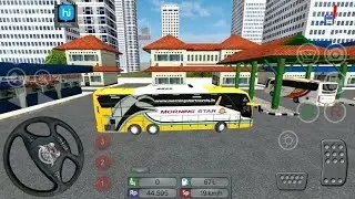 morning star private bus game bus simulation Indonesia #GamestarHari