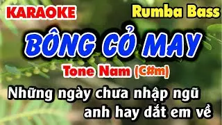 Karaoke BÔNG CỎ MAY Tone Nam | Nhạc Sống 9669 Rumba GUITAR BASS