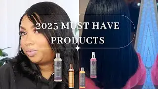 2025 Hair Routine / Must- Have Hair products for 2025/ Straight & Natural Hair Essentials