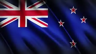 Flag of New Zealand Waving [FREE USE]