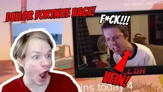 Dellor is the best rage streamer ever! (DELLOR FORTNITE MEGA RAGE REACTION 1)