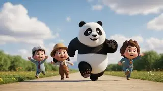 🐼💖 Panda Pinko Poem for Kids | Cute Animal Rhymes & Fun Learning 🌈✨