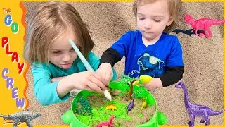 How to Make a Sensory Bin: Dinosaur Edition (Crafts for Kids)
