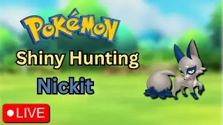 🔴 LIVE - Shiny hunting Nickit - sword