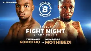 Tshephang Gomotho vs Onkarabile Mothebedi: Featherweight Showdown - Boxing Fight Night Championship