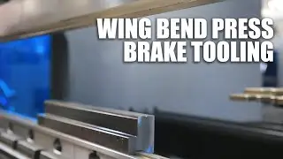 Wing Bend Press Brake Tooling | No-Mark Bending Solution