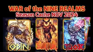 WAR OF THE NINE REALMS Season Cache Opening MARVEL SNAP