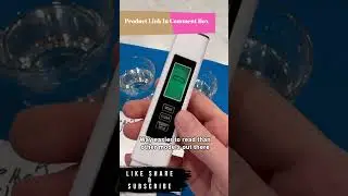 Test Your Water in Seconds! ✅ 4-in-1 Digital TDS Meter 🔥 #WaterQuality