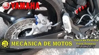 Como Trocar Pastilha de Freio Traseiro - Yamaha XJ6