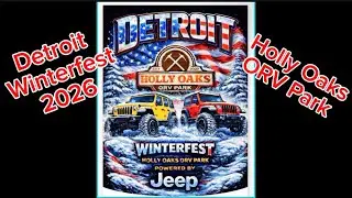 Detroit Winterfest 2026 at Holly Oaks ORV Park in Oakland County, Michigan. 