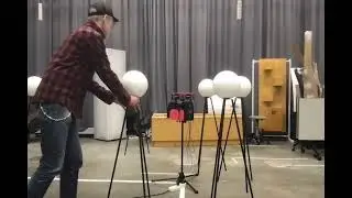 Stress testing the Embodied Dance Machine (Hexagonal Sound Sculpture)