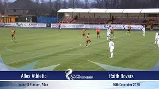 Alloa Athletic Vs Raith Rovers