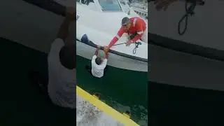 Emergency rescue by boat captain#Shorts