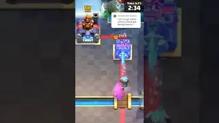 CAN MAGIC ARCHER +ICE WIZARD AND LOG 3 CROWN #clashroyale