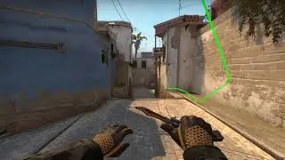 Mirage Top Mid Smoke from CT Spawn - 128 Tick