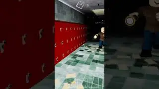 Exam week - Lunch Lady Jumpscare #roblox #shorts #lunchlady #examweek