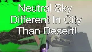 Green Sky In Desert But Not The City - GTA V Mystery