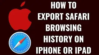 How to Export Safari Browsing History on iPhone or iPad