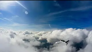 ZOHD Talon GT Rebel Formation-Flight with DJI FPV and Insta360 Go2 on Pan