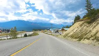 Driving around Golden, British Columbia
