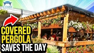 Restaurant Outdoor Dining Solution: Add Pergola Cover For More Seating
