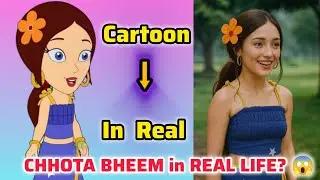 CHHOTA BHEEM in REAL LIFE? 😱 AI Cartoon Transformation (2025 Viral) #chhotabheem #Trending #cartoon