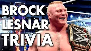 Brock Lesnar Quiz -WWE / UFC Trivia - From Wrestling to MMA and back again