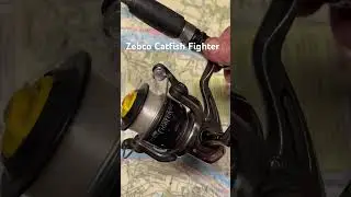 Zebco Catfish Fighter fishing reel for the day