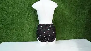 Flower Printed High Waist Panty (3015)