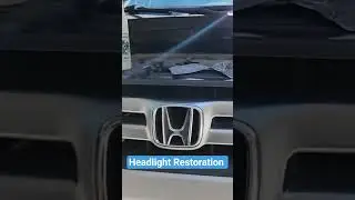 Quick and Easy Headlight Restoration #headlight #chrisfix #Restoration #headlightrestoration #Honda