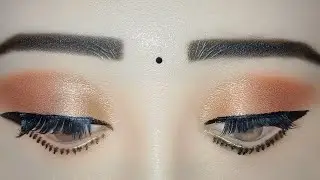 Copper/bronze eye look 👀 💫