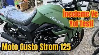 Moto Gusto Strom 125 İlk İnceleme Ve Yol Testi 90.000tl Vermeye Değermi