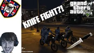 (GTA RP) Gang war over DRUGS (MASSIVE KNIFE FIGHT) - GBGC Fivem server