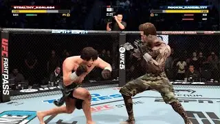 INSANE, CLOSE FIGHT!!! Second Title Defense UFC5 Online!😵🥊🩸🎩🕳️🐇💨🩸🥊😵