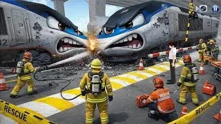 Angery Train Crash Scene 🚆Mission Game play 3d Driving Class android game play #gameplay#cargame 