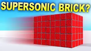 Can a Brick Break The Sound Barrier?