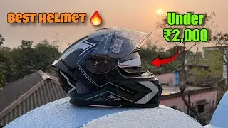 Best Helmet Under ₹2,000 😱🔥(Vega Zep) Unboxing & Full Review DOT, ISI Certified Dual Visor Helmet